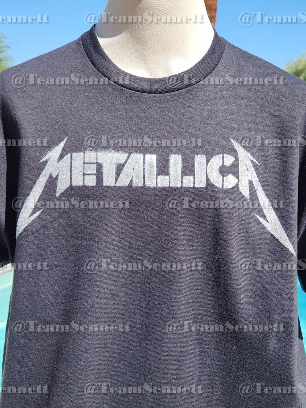 Metallica Sphere Shirt / Life Burns Faster Stencil / Las Vegas Residency 2026